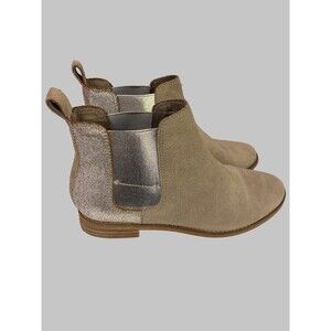Toms Ella Suede Ankle Boots Size 7
